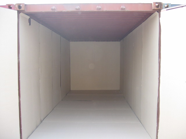 Dịch vụ dán giấy lót trong container